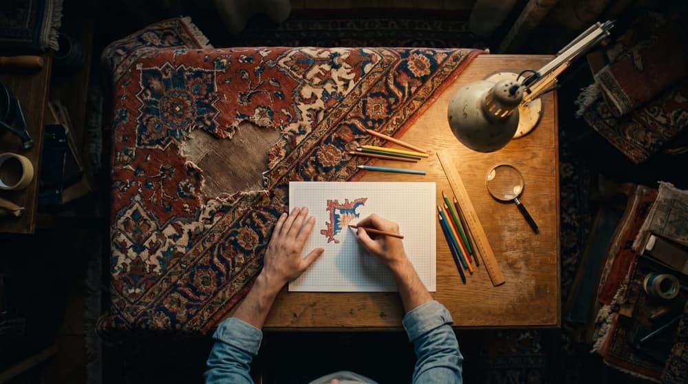 Zones mitées & trous : lire le tapis comme une partition